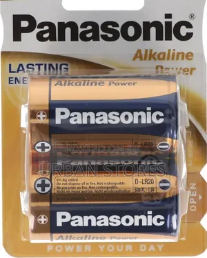 Panasonic LR20XW D Size Alkaline Battey