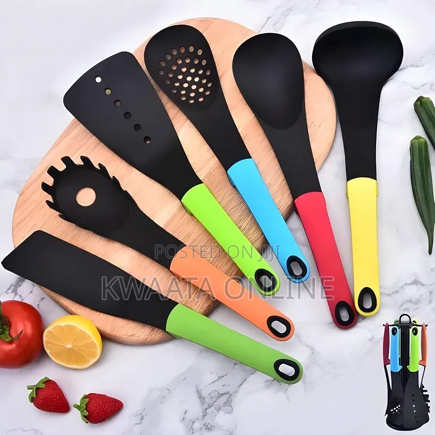 7PCS Kitchen Tools Set Heat Resistant Non-Stick Cooking Utensilp