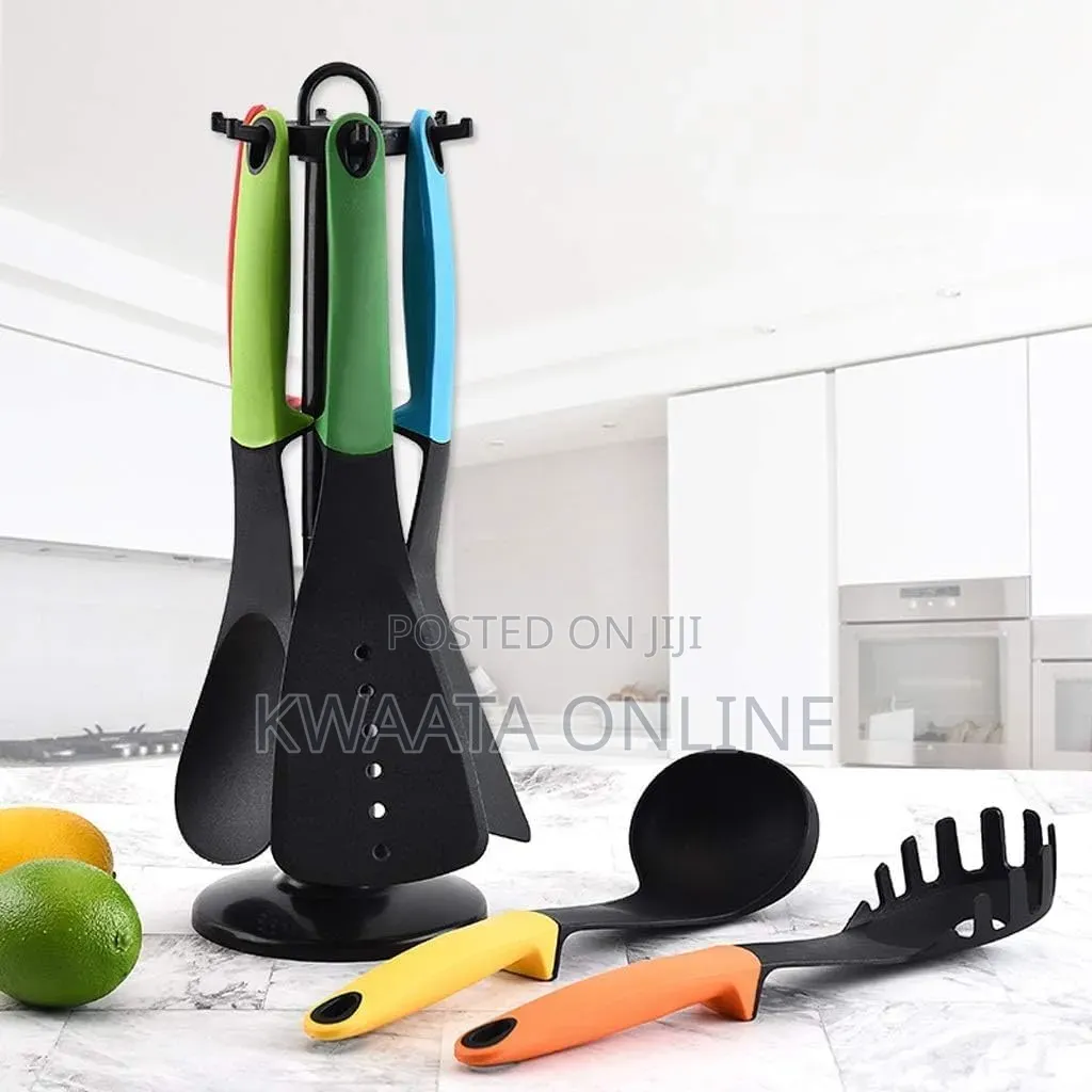 7PCS Kitchen Tools Set Heat Resistant Non-Stick Cooking Utensilp