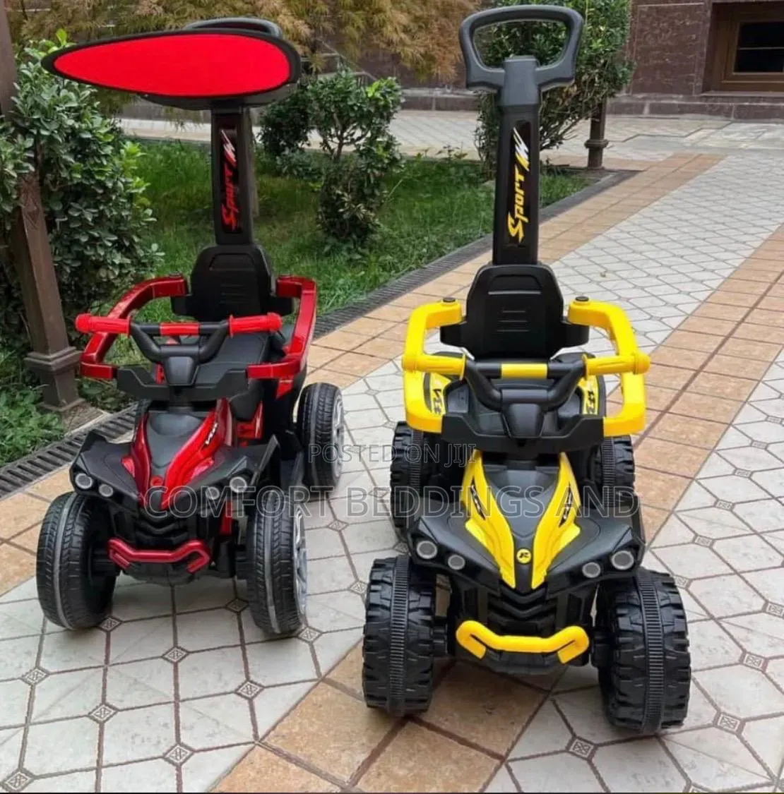 Manual Push Toy Cars With Handle
