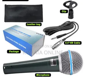 Universal Wired Beta 58A Dynamic Microphone- 1 PC