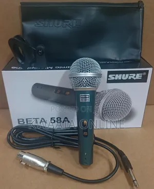 Universal Wired Beta 58A Dynamic Microphone- 1 PC
