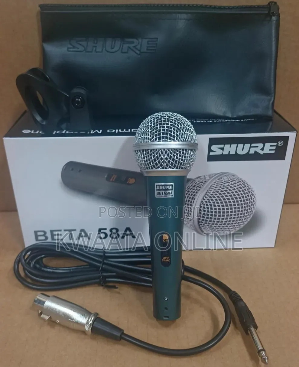 Universal Wired Beta 58A Dynamic Microphone- 1 PC