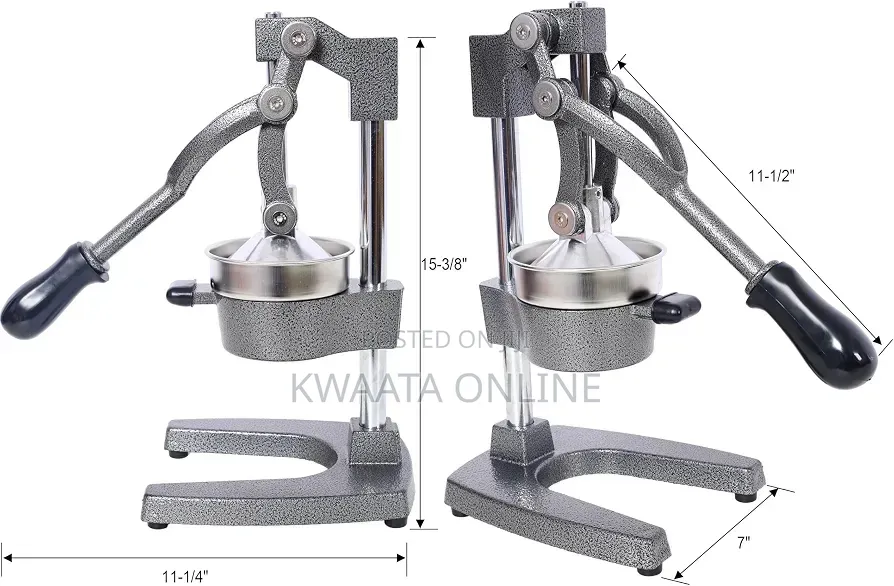 Cast Iron Citrus Juicer, Manual Hand Press, Heavy Duty Squeezer
