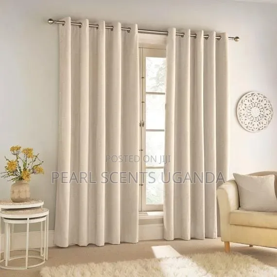 3pc Curtains (2curtain 1.5m and White Net 3m)