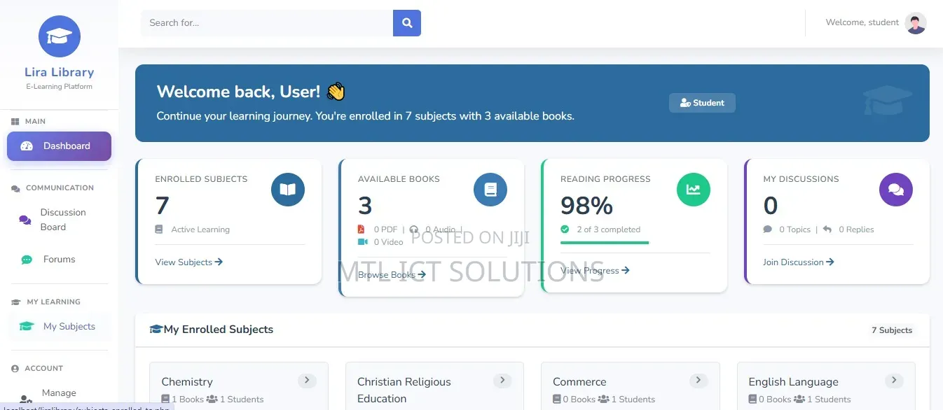 Online School Library System