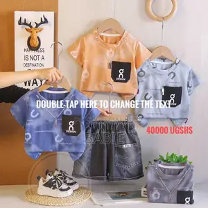 A Gray Two Piece for Boys