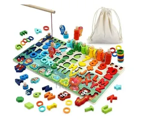 7 in 1 Kids Puzzle Blocks Board