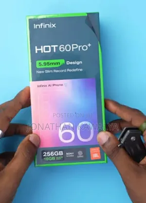 New Infinix Hot 60 Pro+ 256 GB Black