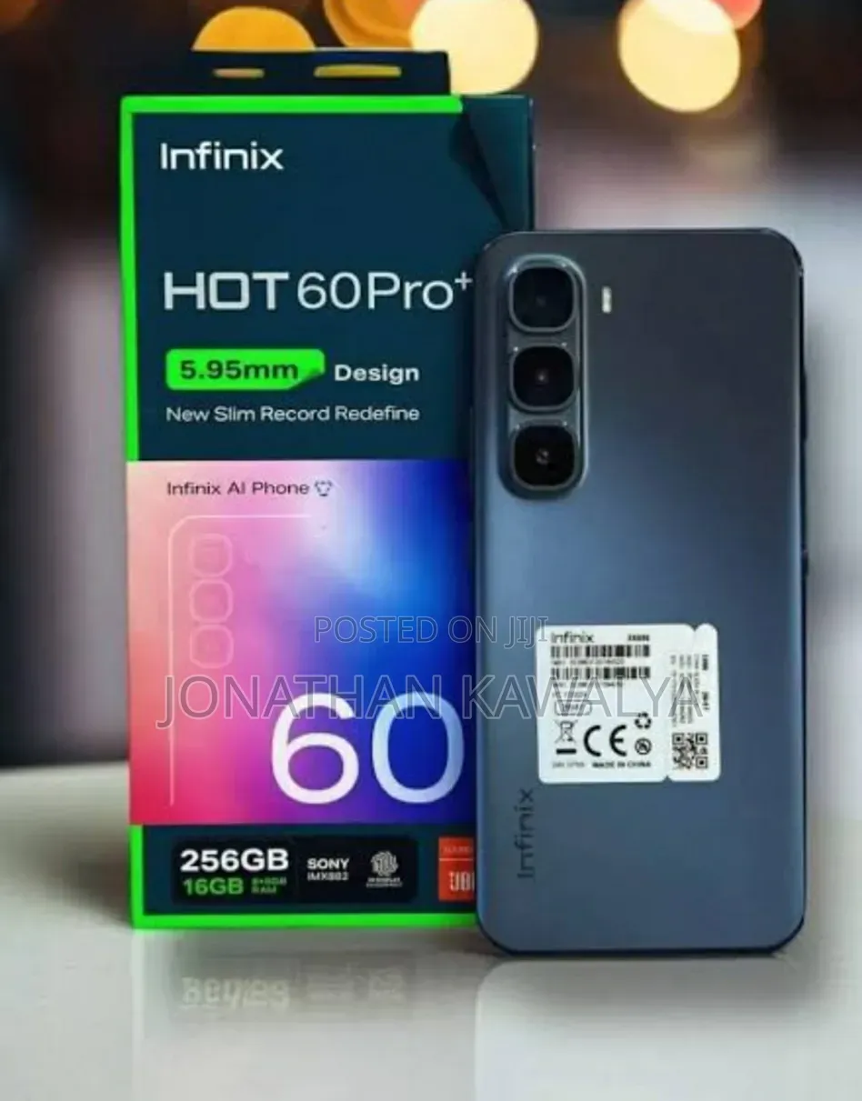 New Infinix Hot 60 Pro+ 256 GB Black