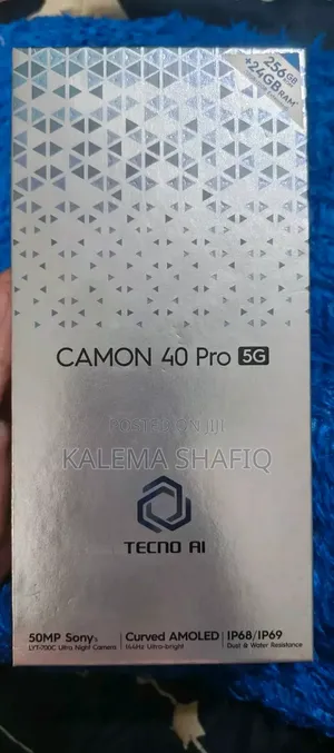 New Tecno Camon 40 Pro 5G 256 GB Gray