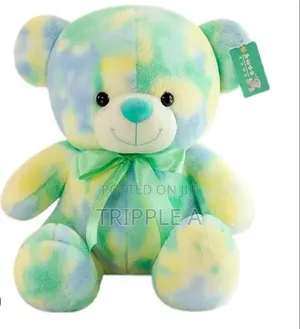 Colorful Bear Plush Toy