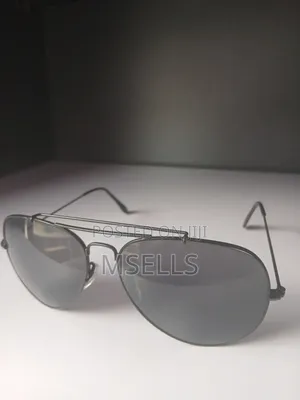 Classic Black Aviator Sunglasses