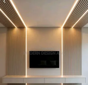 Ceiling and Wall Designed With PVC Panels