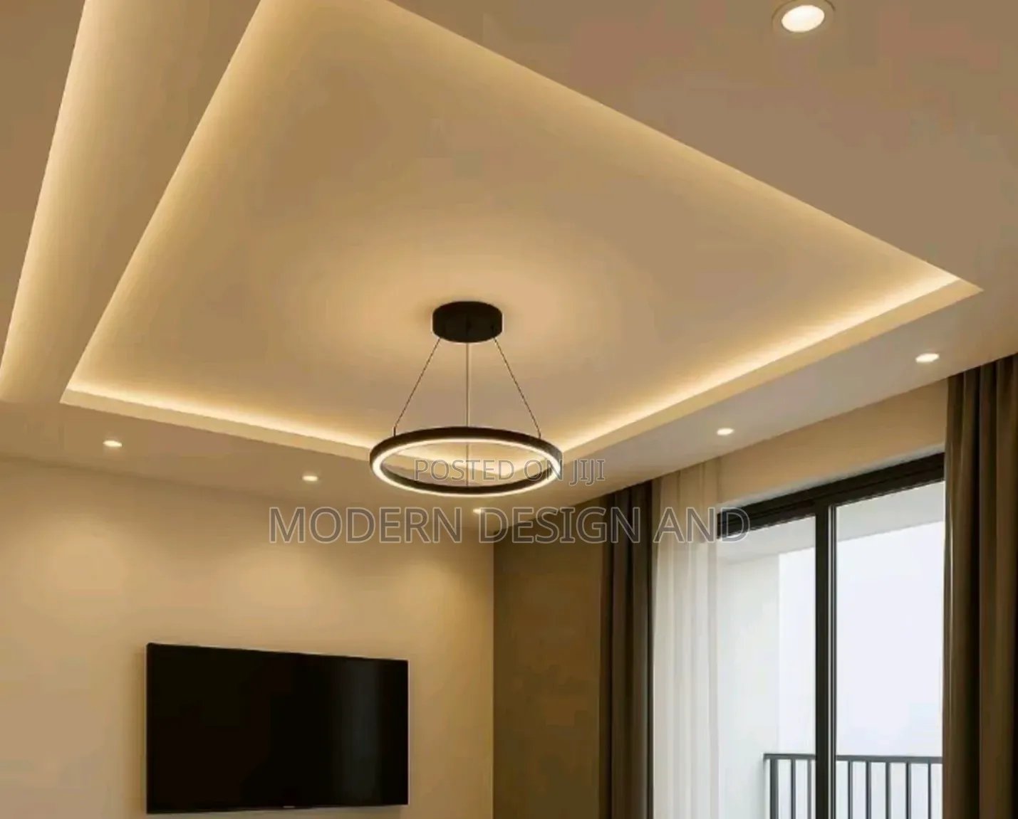 Gypsum Ceiling Designs at Kigo Guest Homes
