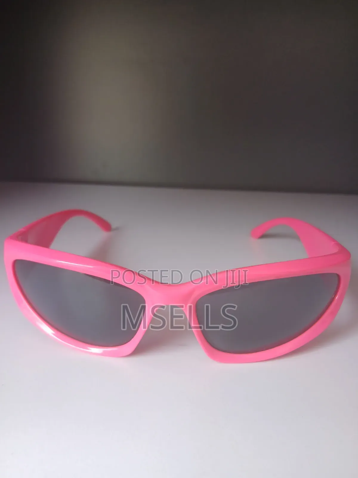 Pink Wrap-Around Sunglasses