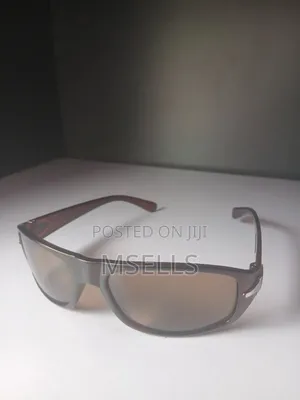 Dark Brown Wrap-Around Sunglasses