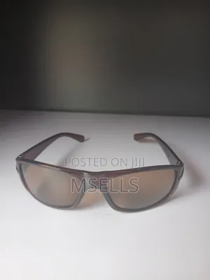Dark Brown Wrap-Around Sunglasses