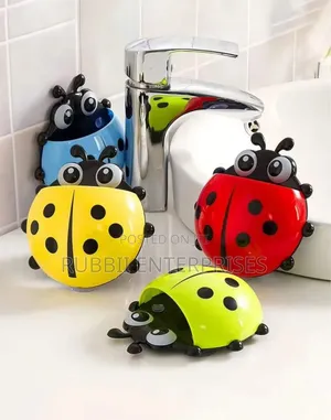 Ladybug Wall-Mounted Toothpaste Dispenser