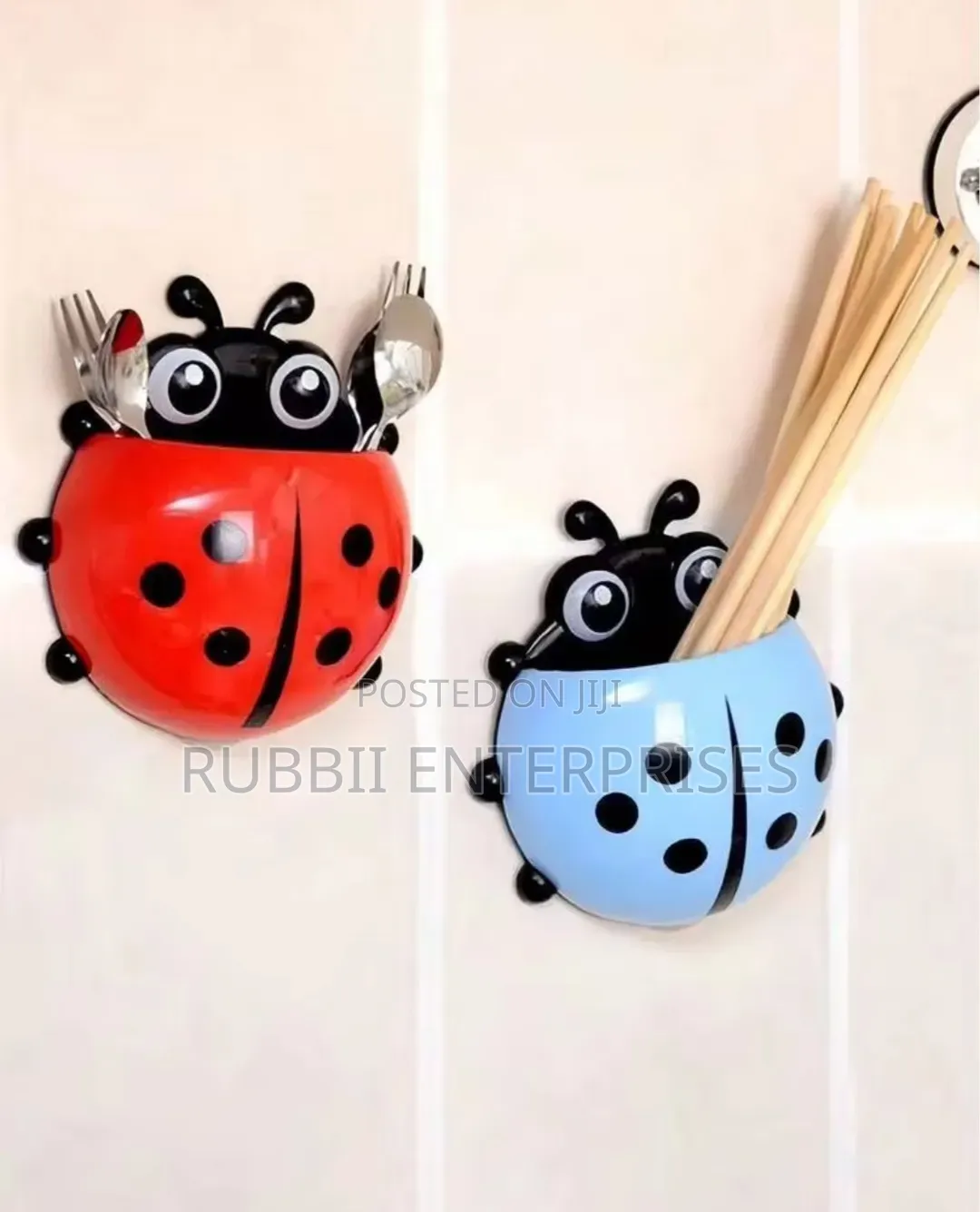 Ladybug Wall-Mounted Toothpaste Dispenser