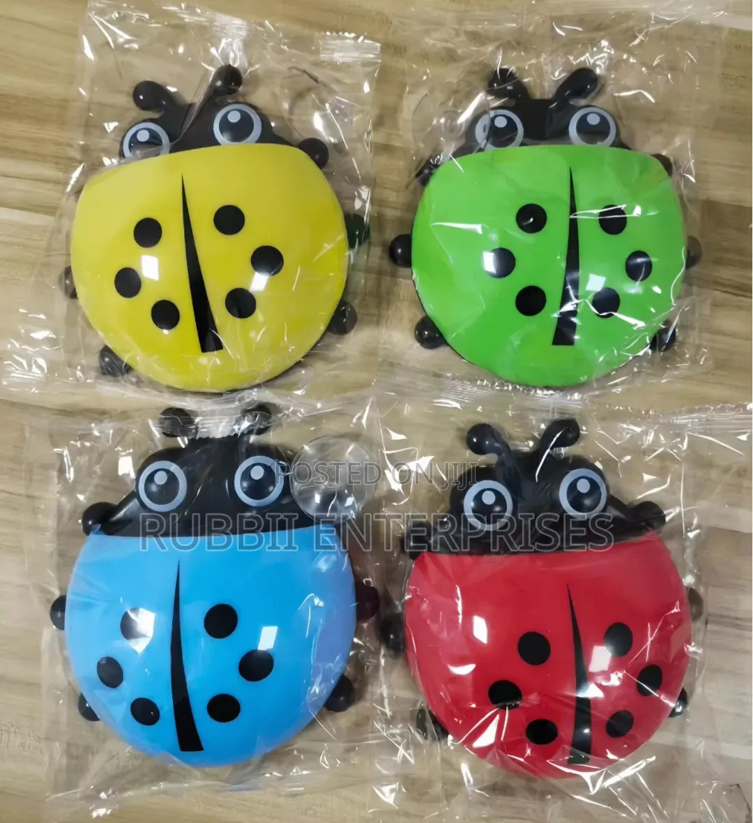 Ladybug Wall-Mounted Toothpaste Dispenser