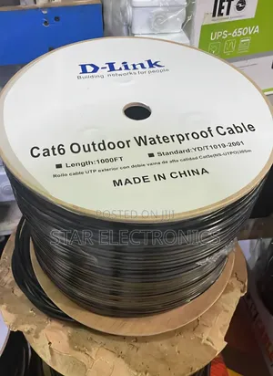 Cat 6 Outdoor Water Proof Internet Cable