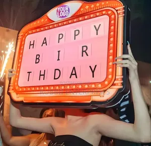 HAPPY BIRTHDAY" Neon Billboard Is a Customizable LED Light
