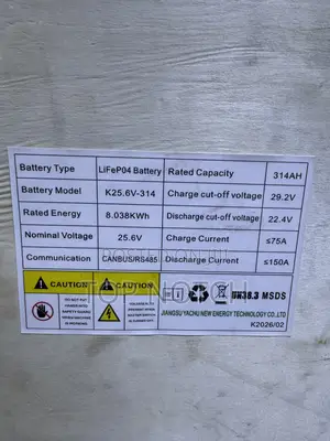 8kwh/24v Lithium Battery