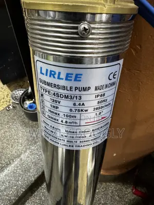 Lirlee Submersible Deep Well Water Pump