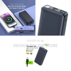 Oraimo Traveler 12 20000mah 12w Power Bank - OPB-1201 With Type C