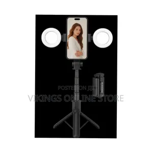 PLOKAMA LIVE-M5 Pro 3 In1 Extendable Grip Handle Tripod Mini Selfie