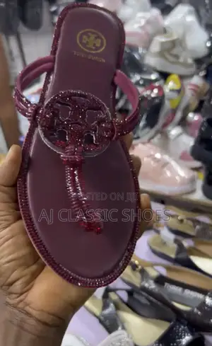 Maroon Sandals Shoes