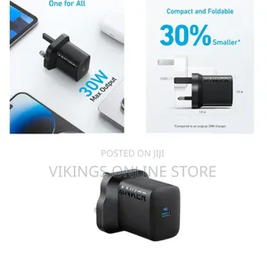 Anker USB C Plug, 30W Type C Rapid Charger With Compact Design