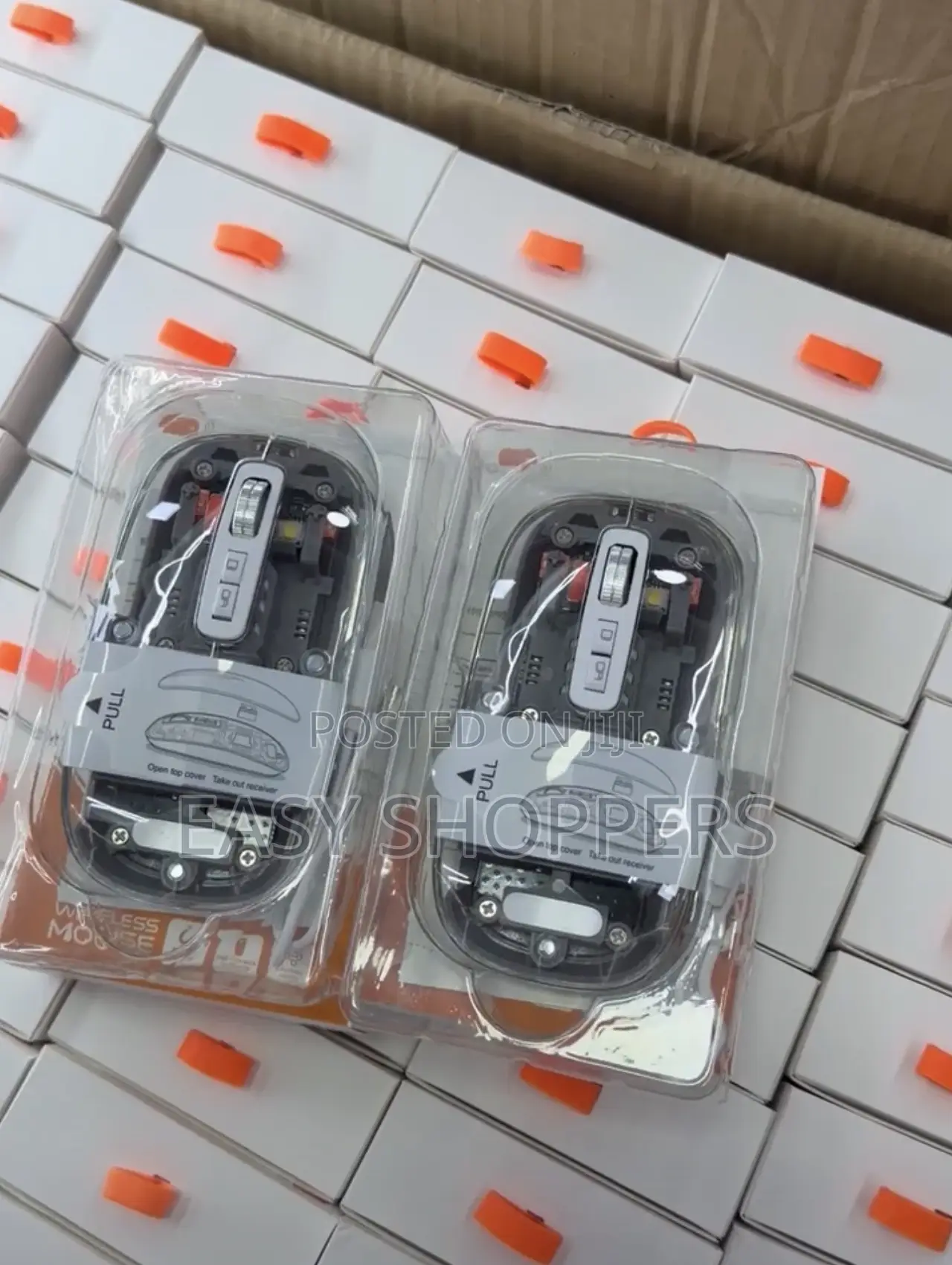 Transparent Wireless Bluetooth Mouse - Rechargeable, Silent Click