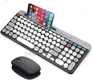 Retro Modern Wireless Bluetooth Dual-Mode Keyboard Mouse Set