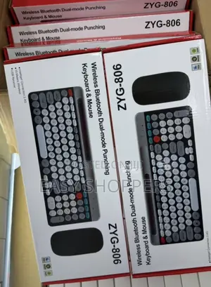 Retro Modern Wireless Bluetooth Dual-Mode Keyboard Mouse Set