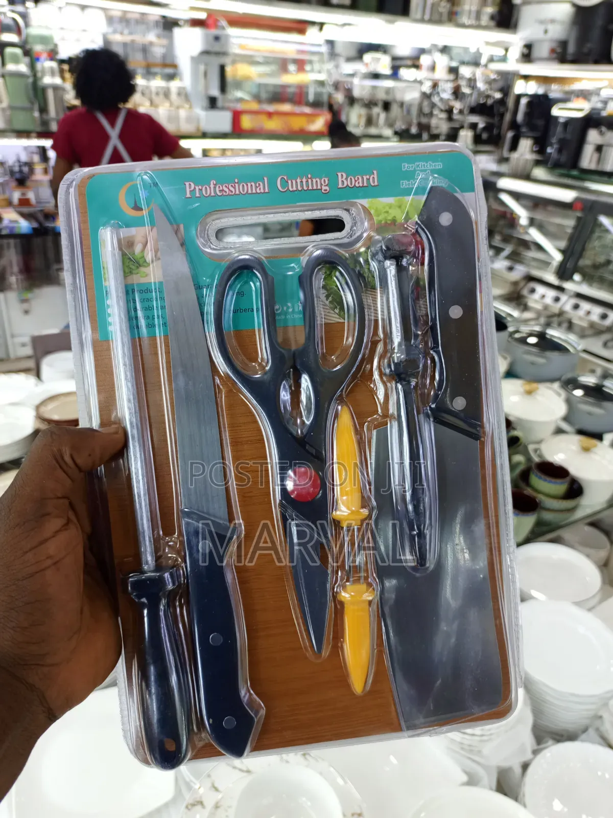 6-Piece Generic Kitchen Knife Set