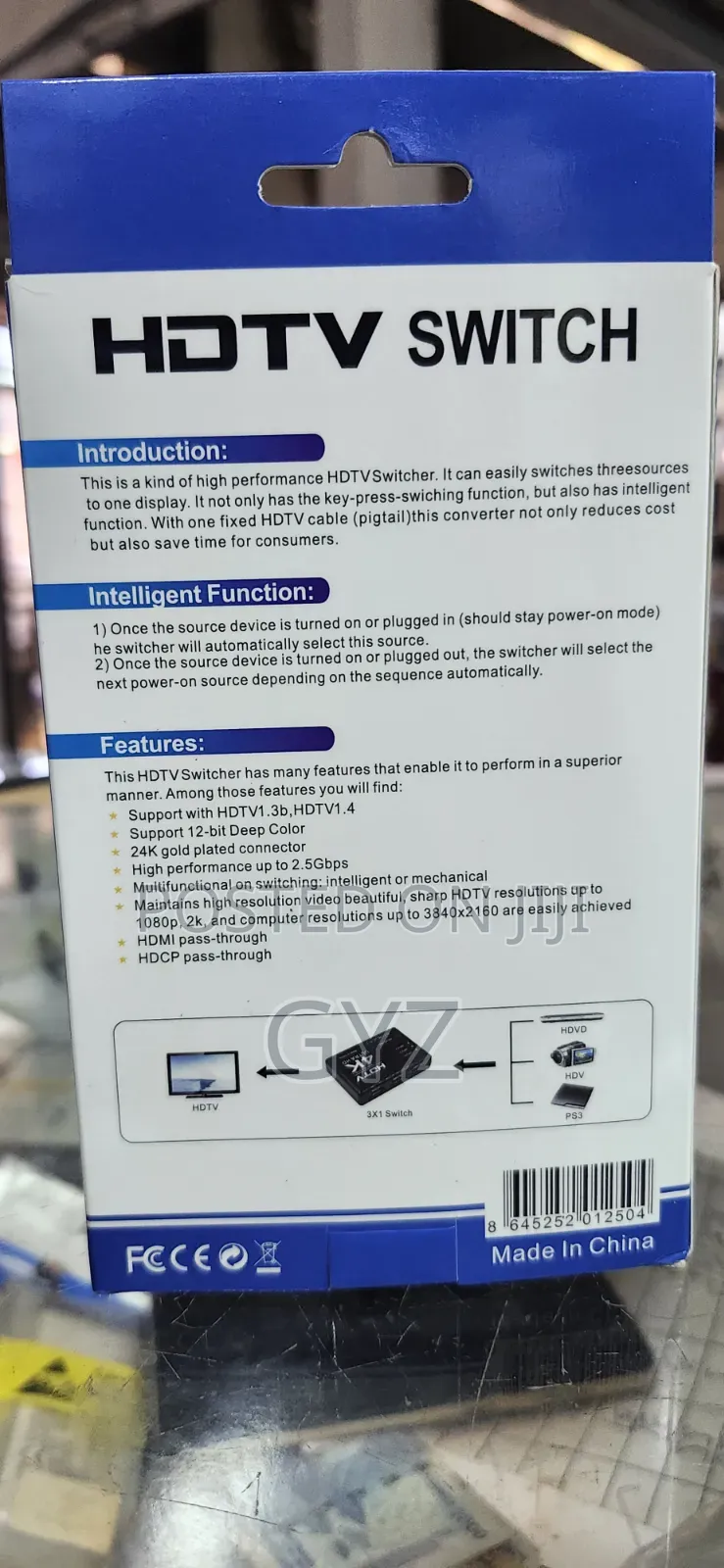 Hdmi Switch 5 in 1 Out Hdmi Selector