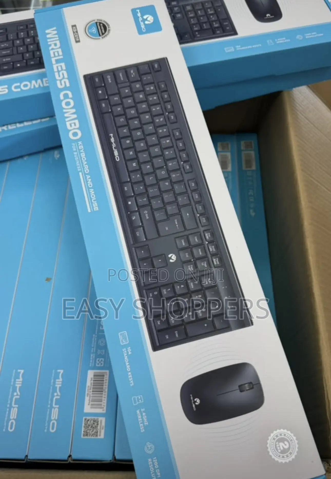 Mikuso KB-C019 Wireless Combo Keyboard and Mouse
