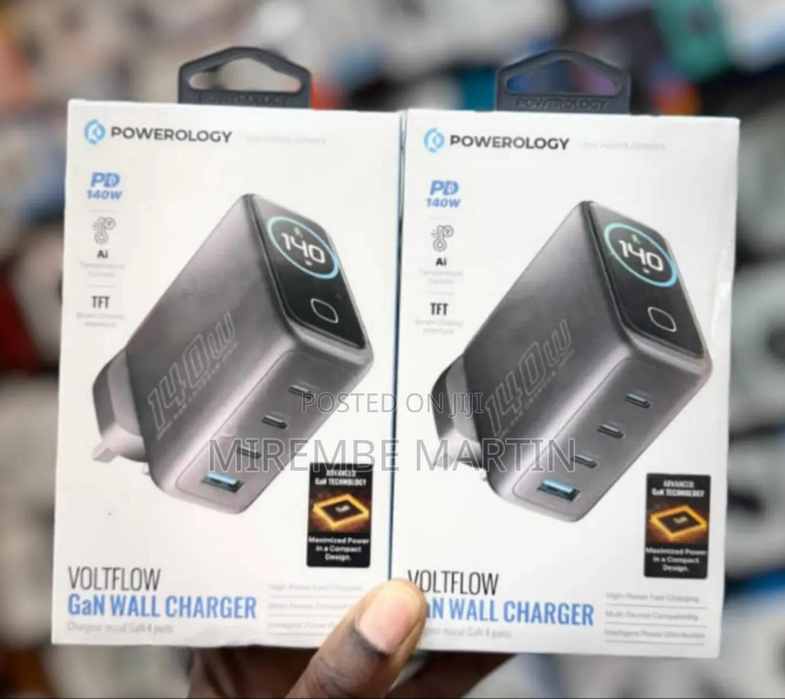 Powerology Voltflow GaN Wall Charger