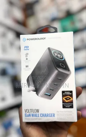 Powerology Voltflow GaN Wall Charger