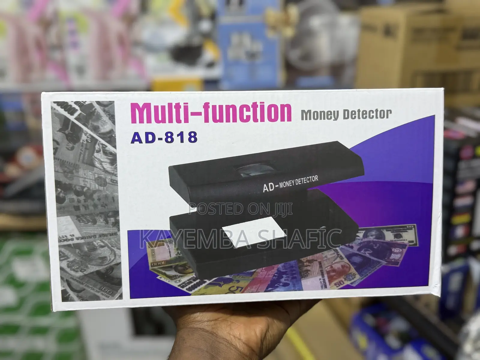 AD-818 Multi-Function Counterfeit Money Currency Detector Machine