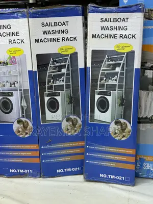 Sailboat Over the Washing Machine Storage Rack Organizer TM-021
