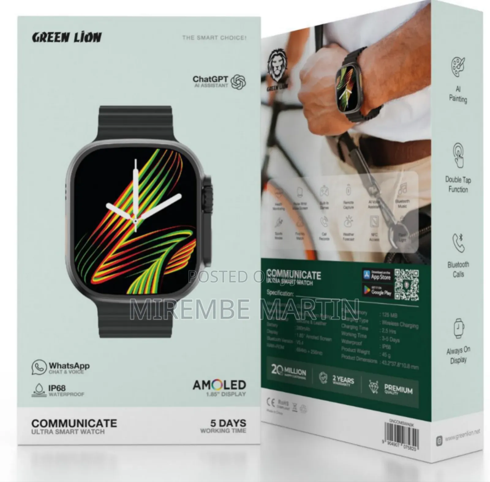 Green Lion Communicate Ultra Smart Watch