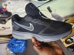Black and Dark Grey Nike Air Pegasus