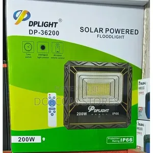 200W Outdoor Security Solar Flood Light With Solar Panel