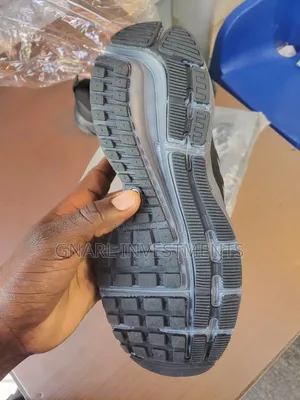 Black and Grey Adidas Running Sneakers