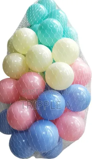 50 Colorfully Kids Play Balls