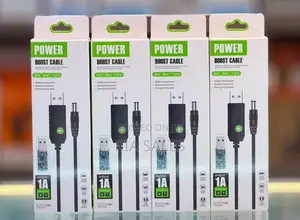 USB to 12V DC Power Boost Cable