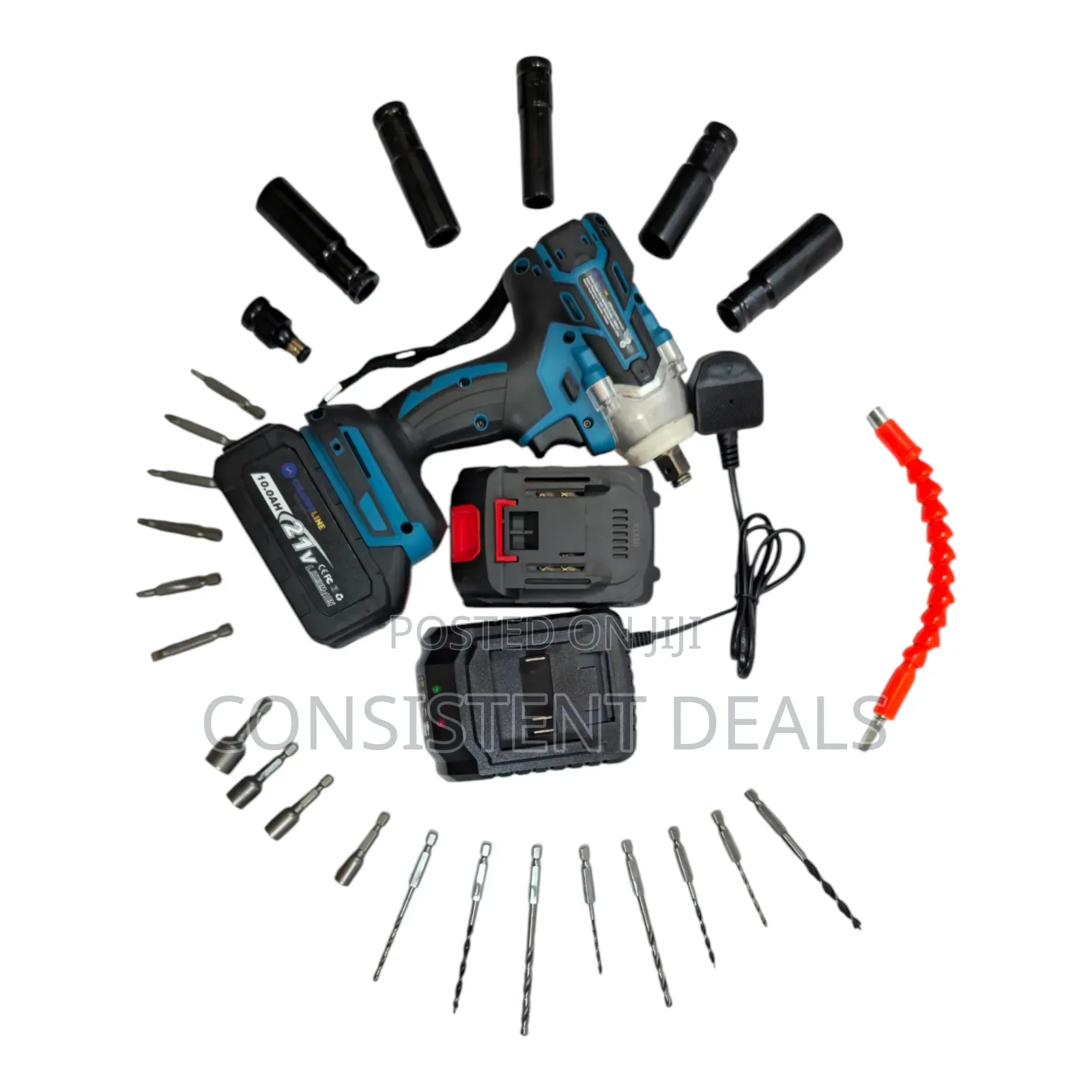 Cordless Impact Wrench 350N.m With Accessory Kit